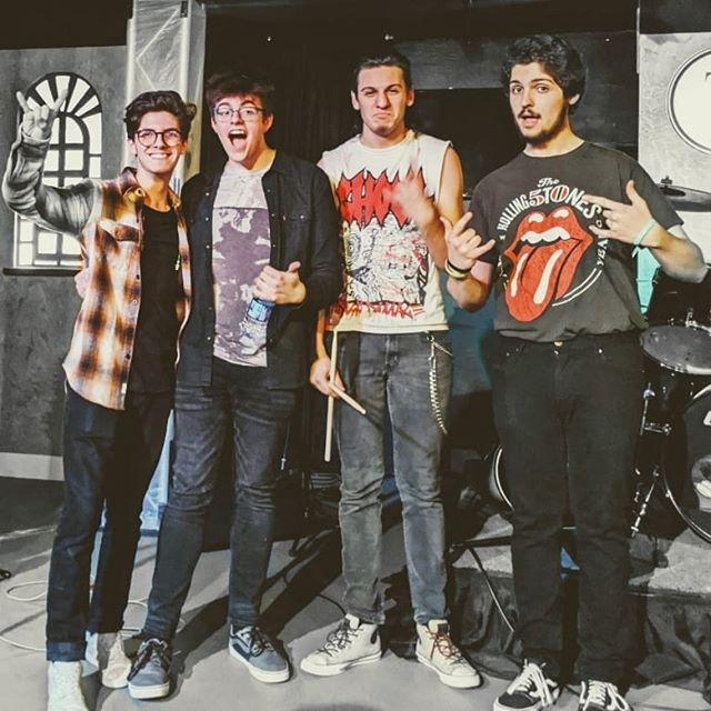 Aaron(far left), Austin, David, and Vinny(far right)